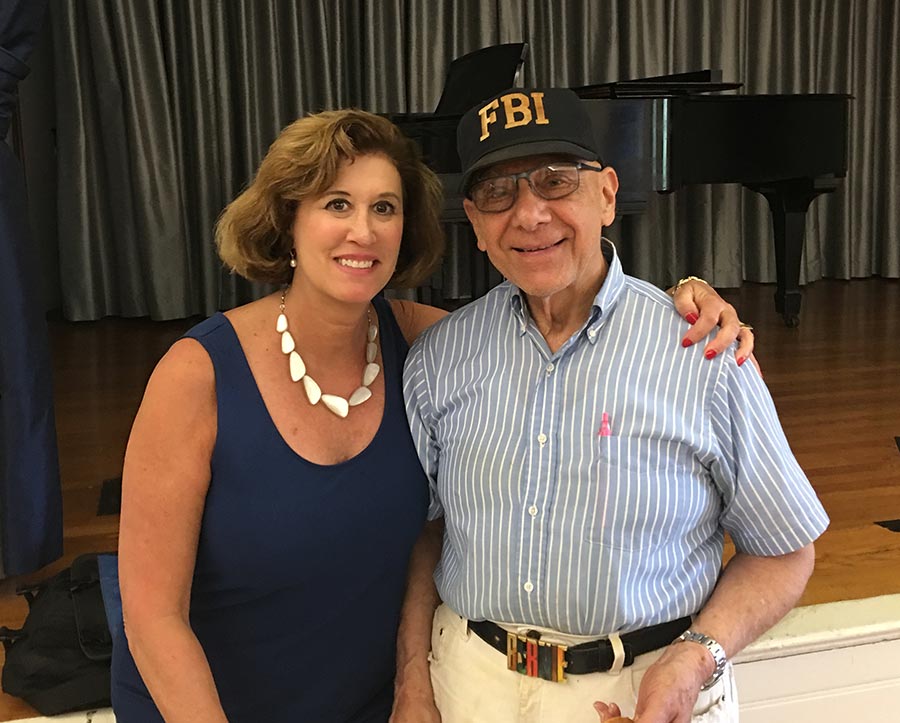 Audrey Carlson with Bernie Siegel, June 2017